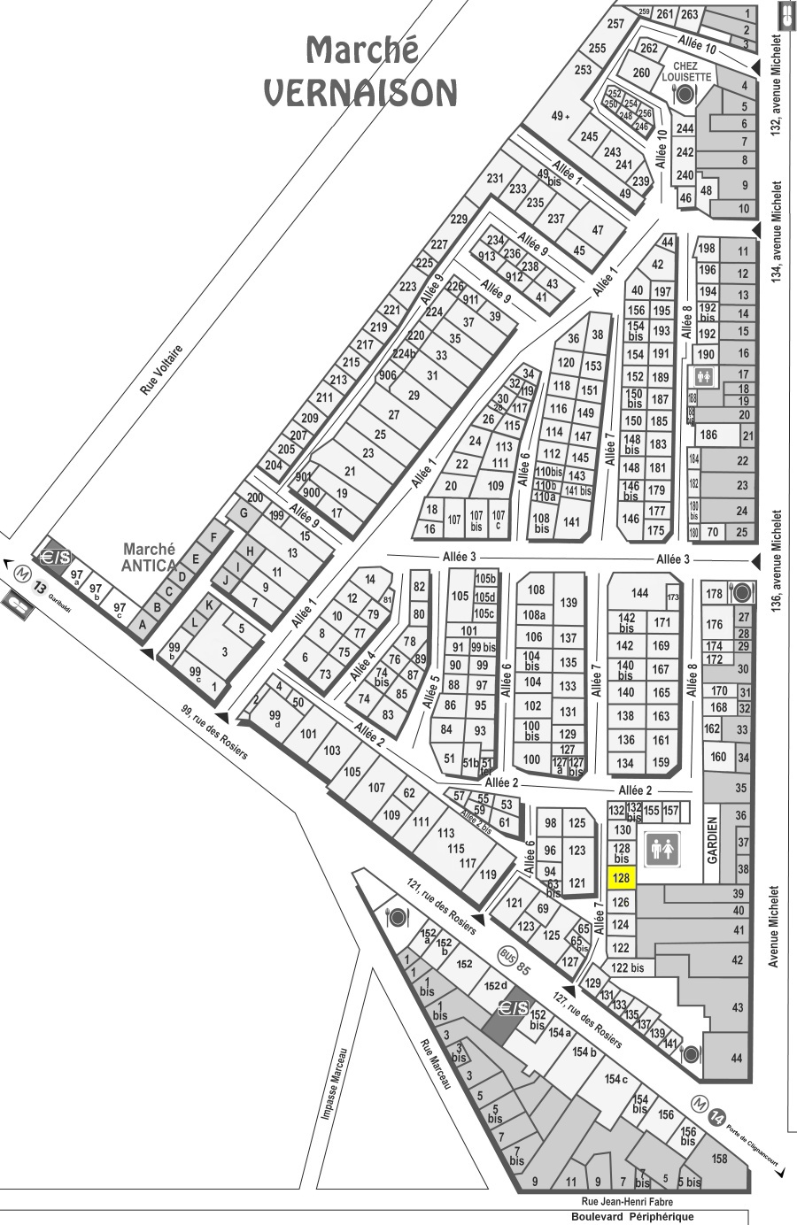 marché vernaison, allée 3, stand 139
