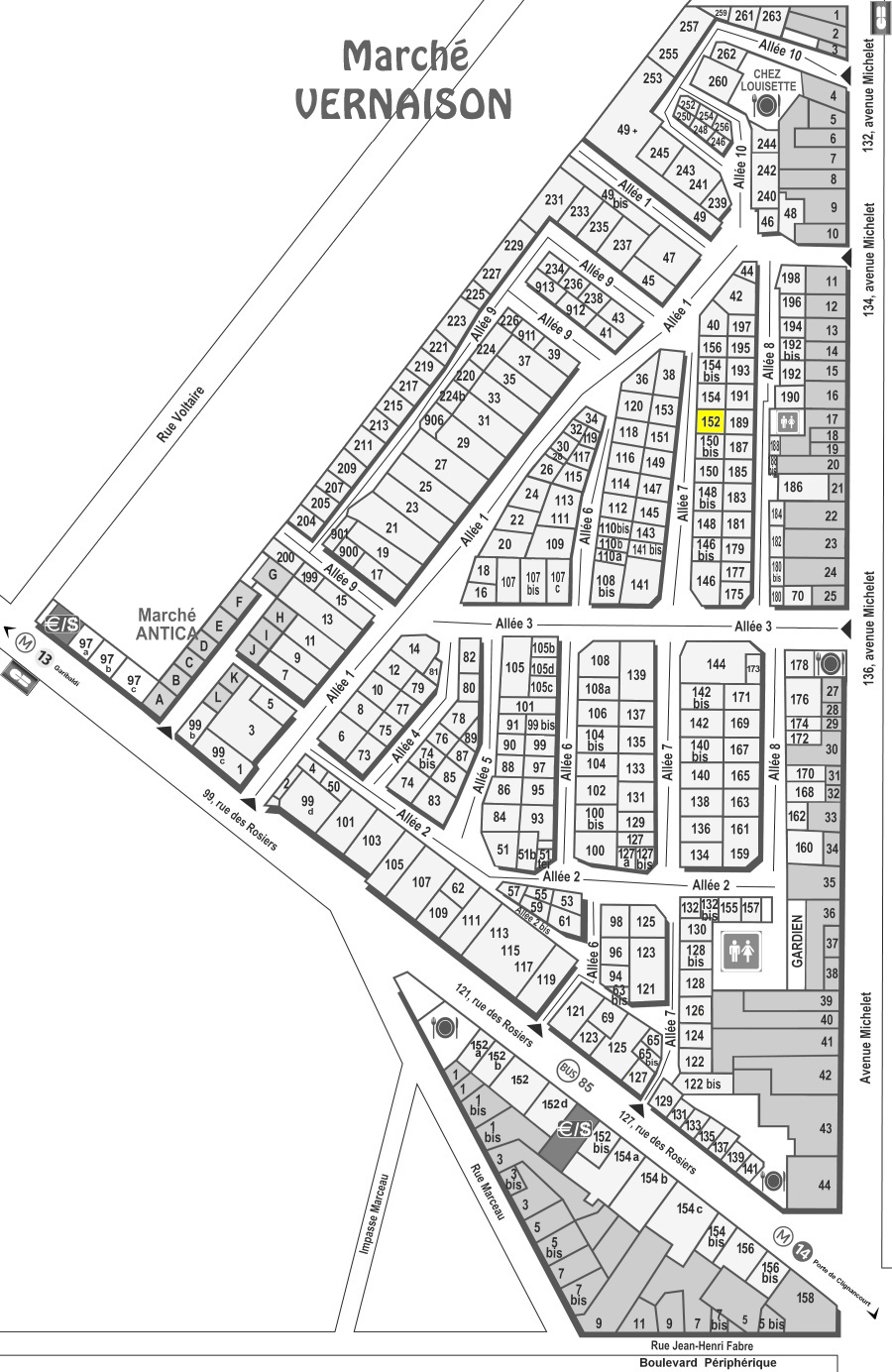 marché vernaison, allée 3, stand 139